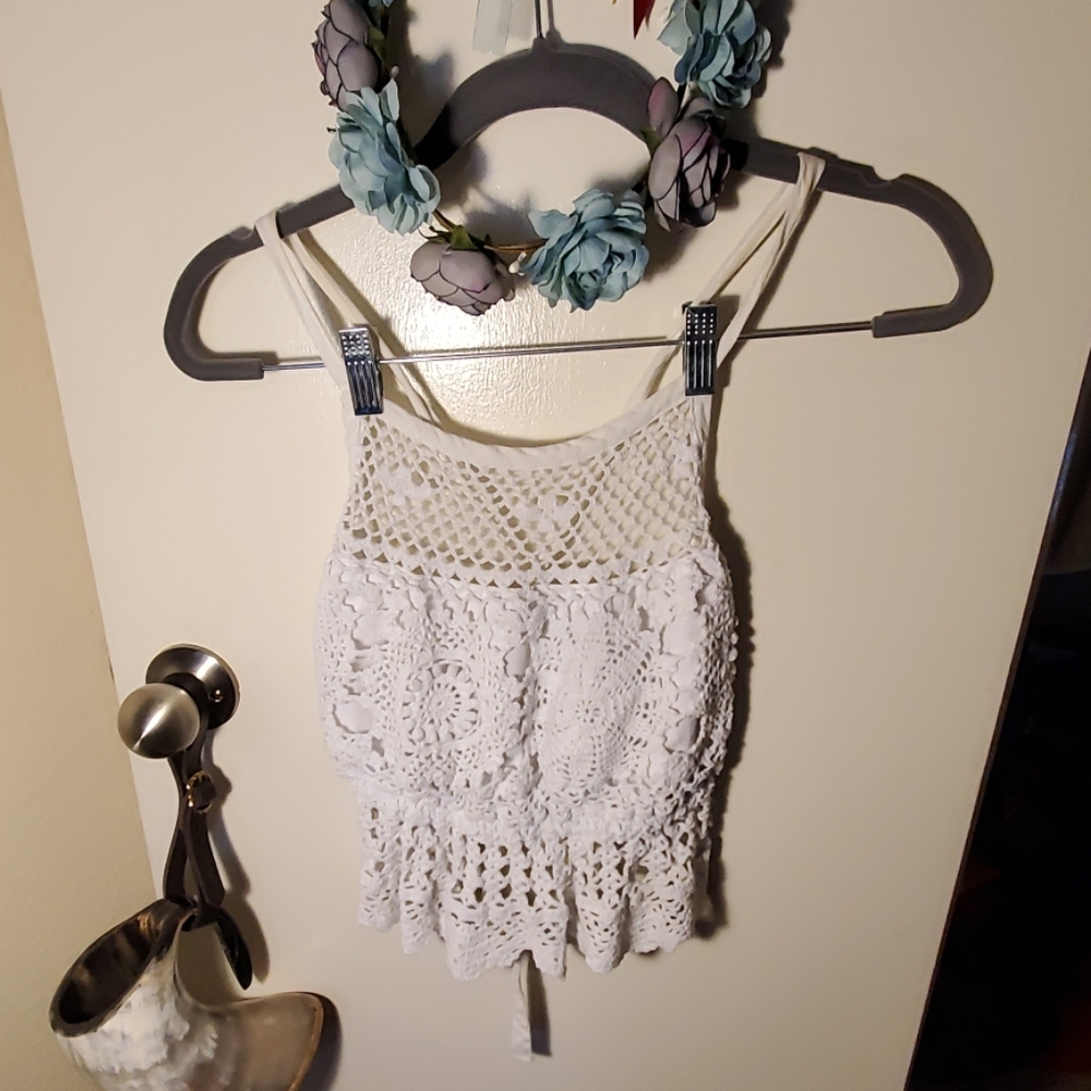 Knit crop top